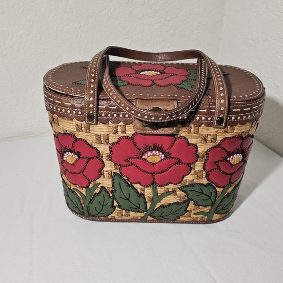Isabella Fiore Handbags - Isabella Fiore Flower Basket Satchel